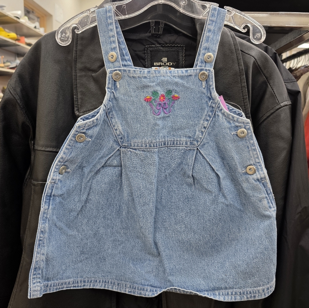 Eaton Baby Embroidered Denim Dress